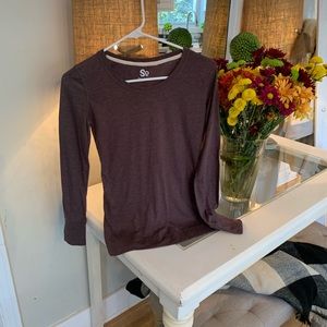 SO SIze  medium  brown long sleeve top